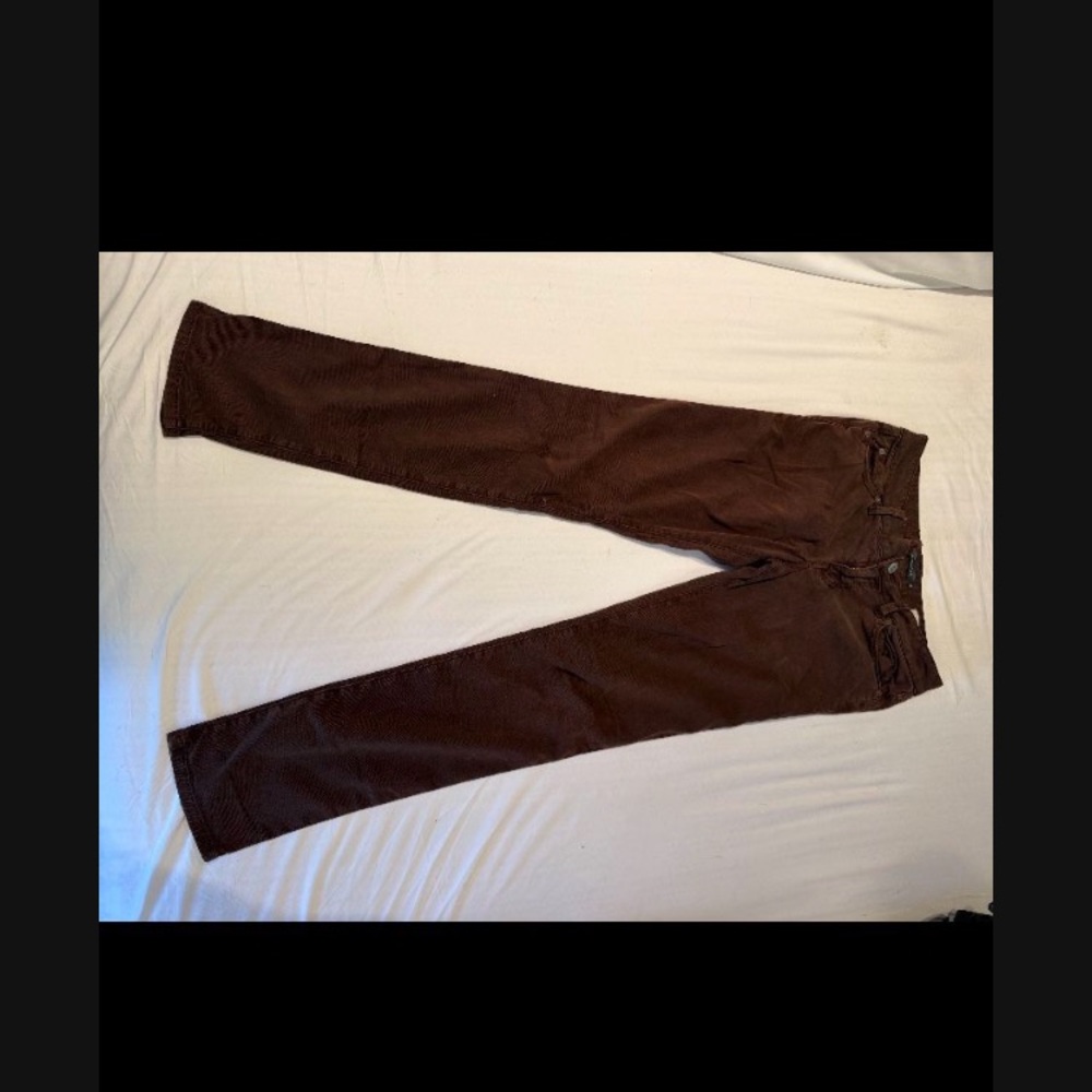 Level 99 Brown Corduroy Jeans Straight-Leg